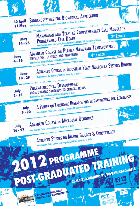 Cartaz Post-graduated Training Programme 2012